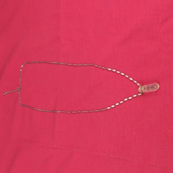 Bohemian Quartz Pendant Long Necklace - Picture 5 of 10